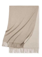 Load image into Gallery viewer, Big Size Scarf, Light Beige / Beige
