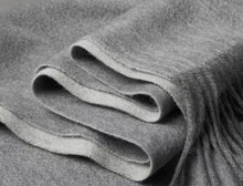 Load image into Gallery viewer, Big Size Scarf, Light Grey / Grey
